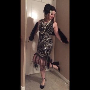 20’s flapper Costume including accessories